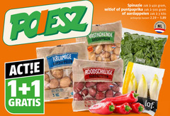  witlof puntpaprika aardappelen 1 3 450 500 kruimige spinazie zak kilo vastkokende roodschillige actieprijs nederlandse nl bodem 