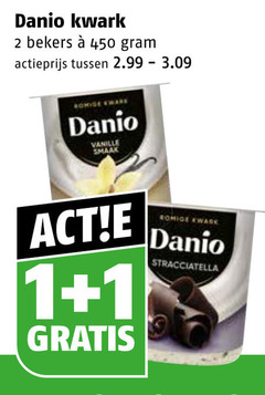  danone danio kwark 1 2 450 bekers actieprijs romige vanille stracciatella 