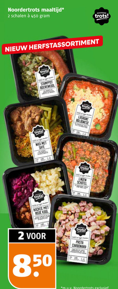  stamppot hollandse kant en klaar maaltijd 2 450 noordertrots schalen noorder trots boerenkool nasi sate hachee rode kool lasagne bolognese linzen schotel pasta carbonara m.u.v 
