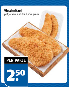  visschnitzel 2 100 250 pakje stuks 