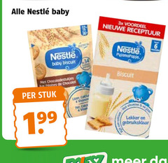  nestle babyvoeding 4 6 baby biscuit 3x voordeel nieuwe receptuur pyjamapapje chocoladestukjes chocolat stuk vitamin calc vita mat 