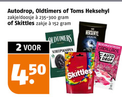  autodrop heksehyl oldtimers drop snoep 2 450 toms zakje doosje skittles scheepsknopen salmiak bosvruchtrode cadillacs auto 
