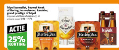  karmeliet hertog jan pauwel kwak speciaalbieren 16 25 33 tripel weizener karakter grand prestige tray 4 6 blikjes actieprijs 5.99 amber ambree 