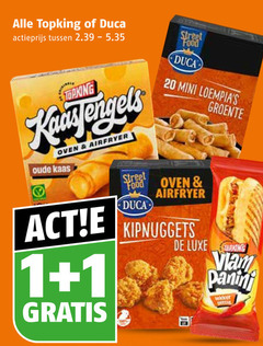  kipsnacks kaassnacks 1 20 topking duca actieprijs oven airfryer oude kaas street food mini groente kipnuggets luxe king panini des 