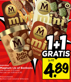  magnum ijslollies 1 6 12 double diepvries you mini am by bon gold caramel billionaire ijs bonbons soorten stuks pak bonbon mond grown almonds 