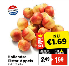 klik op dit plaatje voor een vergroting en voor vergelijkbare aanbiedingen gerelateerd aan
elstar appelen hollandse boeren appels zak 1 5 kilo voucher elstar appelen hollandse boeren appels zak 1 5 kilo voucher