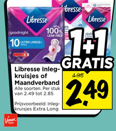 klik op dit plaatje voor een vergroting en voor vergelijkbare aanbiedingen gerelateerd aan
10 100 goodnight libresse ultra large leak free inleg kruisjes maandverband soorten stuk bresse 1.1 10 100 goodnight libresse ultra large leak free inleg kruisjes maandverband soorten stuk bresse 1.1