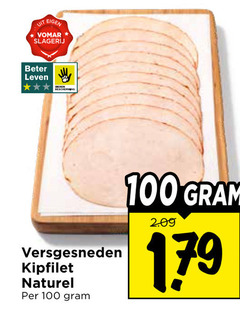  kipfilet 100 slagerij beter leven versgesneden naturel 