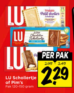 klik op dit plaatje voor een vergroting en voor vergelijkbare aanbiedingen gerelateerd aan
lu biscuit petit scholiertje la chocolatier melk pak lu biscuit petit scholiertje la chocolatier melk pak