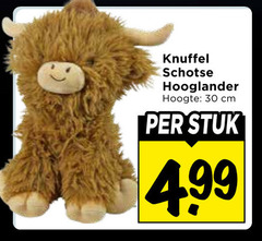  pluche en knuffels 30 knuffel schotse hoogte cm stuk 