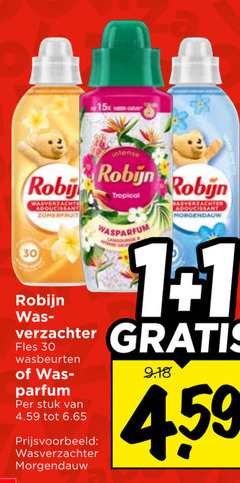  robijn wasverzachter 1 30 zomerfruit verzachter fles wasbeurten parfum stuk intense tropical adoucissant 