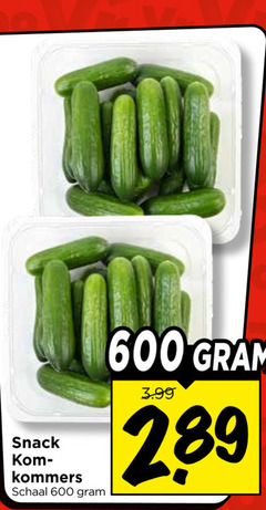  snackkomkommer 600 snack komkommers schaal 3.99 