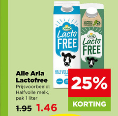  arla melk 1 25 lactofree halfvolle pak liter climate packaging lacto free 