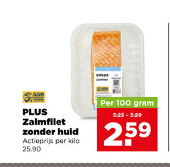  zalmfilet 100 certified farming huid actieprijs kilo 