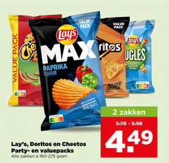  cheetos doritos lays zoutjes chips 2 pack nutri score it paprika flavour nacho cheese crunch www taste iconic party zakken 
