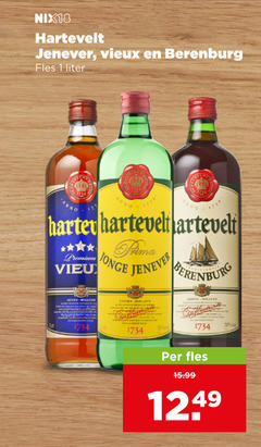  hartevelt berenburg vieux jenever 1 30 nix18 fles liter anno prima premium jonge 