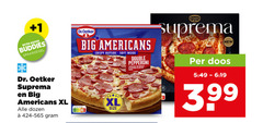  dr oetker diepvriespizza 1 beter buddies dr.oetker big americans crispy outside soft inside new dr. xl dozen size double pepperoni doos 