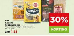  pedigree dentastix hondensnacks 10 30 100 140 good boy kauwsnacks kip fresh pack rosewood tasty minis steak strips duck omega3 merk kaas zak runder 