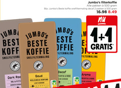  jumbo huismerk koffie 1 2 10 11 12 500 best nature snelfilter snelfiltermaling people filtermaling filterkoffie pakken decaf dark donker goud verfijnd licht gebrand 06 mild regular score rond b aroma medium 