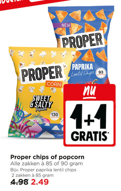  chips popcorn 1 2 90 new corn sweet salty serve paprika zakken 
