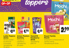  6 8 32 65 120 200 toppers royal vanilla creme flavor sweet rice dough lotte no. no.1 real taste zero sugar strawberry cheesecake white cookie sticks almond chocolate natural gummy candy raspberry serving suggestion pieces family stuks mango blueberry drink ml 