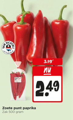 klik op dit plaatje voor een vergroting en voor vergelijkbare aanbiedingen gerelateerd aan
puntpaprika 300 500 nederland zoete punt paprika zak puntpaprika 300 500 nederland zoete punt paprika zak