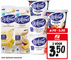  optimel vruchtenyoghurt kwark drinkyoghurt 2 3 50 100 150 320 passievrucht planet proof vla vanillesmaak yoghurt perzik proteine pot suiker bosbes stracciatella ml eetzuivel vet aardbei 