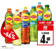  lipton ice tea 2 4 6 100 sugar calories new peach bruisend citrus sparkling green original taste zero kling flessen 1 5 liter 