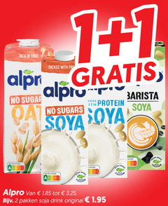 klik op dit plaatje voor een vergroting en voor vergelijkbare aanbiedingen gerelateerd aan
alpro soja melk 1 2 fibre packed with pro sugars soya nutri score protein barista plant based calcium pakken drink original alpro soja melk 1 2 fibre packed with pro sugars soya nutri score protein barista plant based calcium pakken drink original