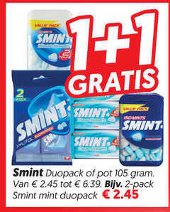  smint kauwgom 1 2 150 pack mints clean breath pot mint 