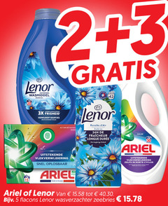  lenor ariel wasmiddel wasverzachter 2 3 5 15 20 42 zeebries langer aanhoudende 3x verwijdert geurtjes koude cyclus action fraicheur longue color france vlekverwijdering korte impeccable cycle oplosbaar 