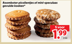  gevulde koeken speculaas 5 roomboter picolientjes mini 