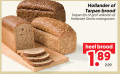  brood hollander tarpan fijn grof volkoren drents meergranen 