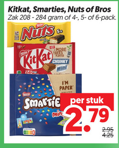 klik op dit plaatje voor een vergroting en voor vergelijkbare aanbiedingen gerelateerd aan
nuts smarties kitkat bros chocoladerepen mini 6 zak pack 5x sa nestle trees chunky paper stuk mint nuts smarties kitkat bros chocoladerepen mini 6 zak pack 5x sa nestle trees chunky paper stuk mint