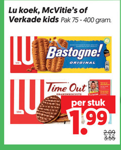  lu verkade biscuit koek kids pak bastogne original time out granenbiscuits stuk 