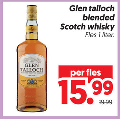  glen talloch whisky 1 blended scotch fles liter choice 