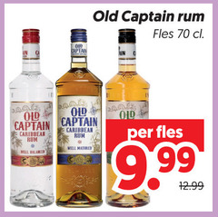  old captain rum fles ag caribbean well balanced matured 
