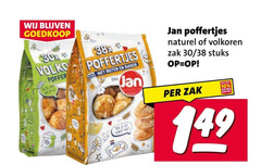  jan poffertjes 10 30 potter boter naturel volkoren zak stuks 