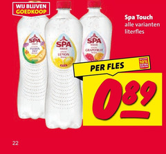 klik op dit plaatje voor een vergroting en voor vergelijkbare aanbiedingen gerelateerd aan
spa en fruit fruitdrank 10 22 touch passion bouchees lemon grapefruit fles spa en fruit fruitdrank 10 22 touch passion bouchees lemon grapefruit fles