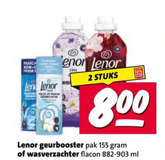  lenor wasverzachter 2 10 stuks geurbooster pak flacon ml 