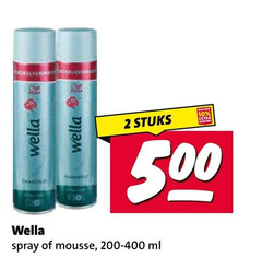  wella hairspray haarmousse 2 10 stel stuks spray mousse ml 