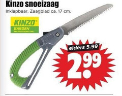  kinzo snoeizaag 17 inklapbaar zaagblad ca. cm garden elders 5.99 