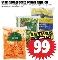  hutspot groenten aardappelen 1 99 250 500 stamppot groente fijne andijvie zak ongekookte geschilde kilo min koken ambachtelijk ophoogzand vers ongerookt panklaar kruimig 