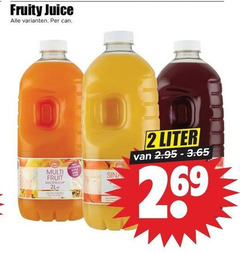  fruitdrank 2 fruity juice multi fruit liter 