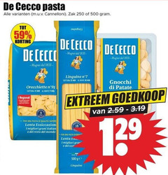  de cecco pasta 1 7 9 10 11 12 18 250 500 cannelloni zak orecchiette min dente qualita gram italian resto mondo linguine gnocchi extreem rest ge 