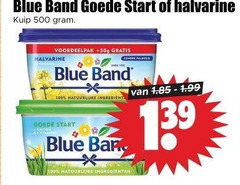 blue band margarine 100 500 start halvarine kuip natuurlijke ingredient bank ingredienten 