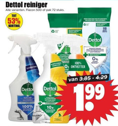  dettol allesreiniger vochtige schoonmaakdoekjes 100 500 reiniger flacon pak stuks boekjes geur bleek kleurstoffen sans odeur forte colorants lingettes multi surfaces doekjes clearing badkamer bain ontkalker nettoie tout 10x cleaning power antibacterieel ontvetter residue 