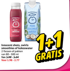 klik op dit plaatje voor een vergroting en voor vergelijkbare aanbiedingen gerelateerd aan
innocent fruitsmoothie 1 2 80 100 500 super smoothie berry energise sugar 00 coconut water shots smoothies kokoswater flessen pakken ml innocent fruitsmoothie 1 2 80 100 500 super smoothie berry energise sugar 00 coconut water shots smoothies kokoswater flessen pakken ml