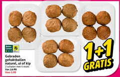  gehaktballen 1 2 4 beter leven dieren bescherming gebraden naturel ui kip schalen stuks 5.99 