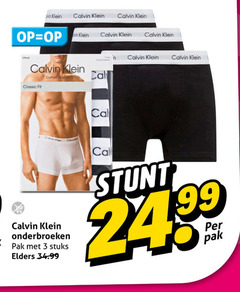  3 vin klein calvin pock cotton classic fit stretch onderbroeken pak stuks elders 
